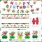 Hawaiian Birthday Party Decorations Hibiscus Flower Birthday Banner Honeycomb